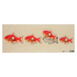 Puzzle - Poissons rouges -...