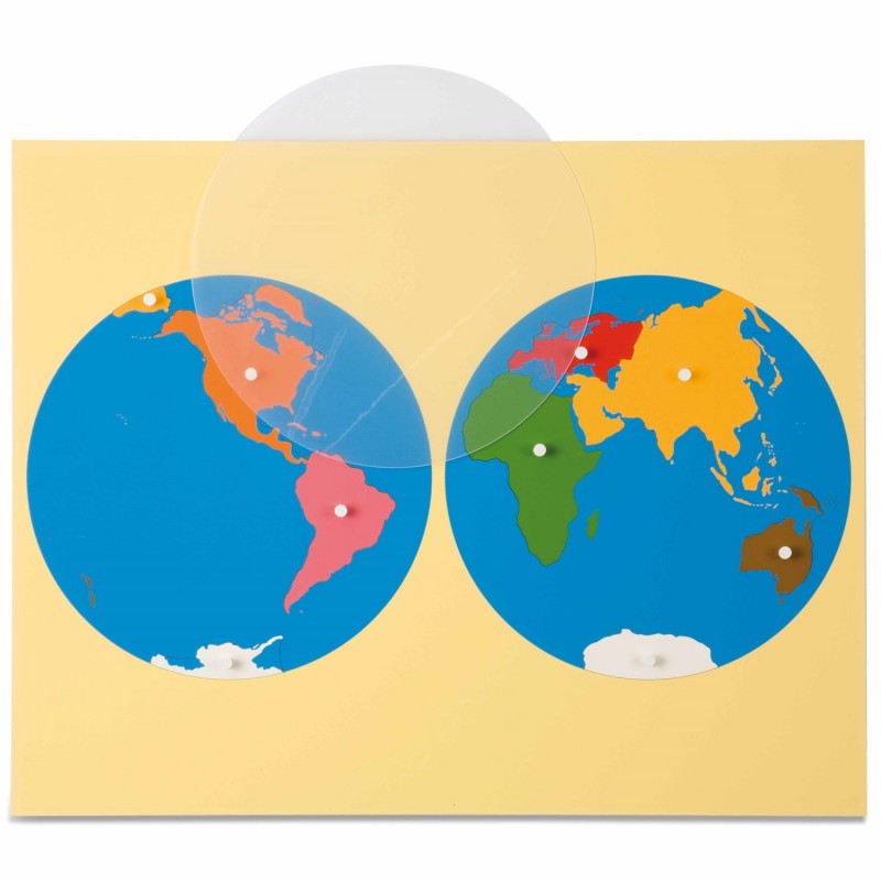 Planisphère du monde - Nienhuis Montessori