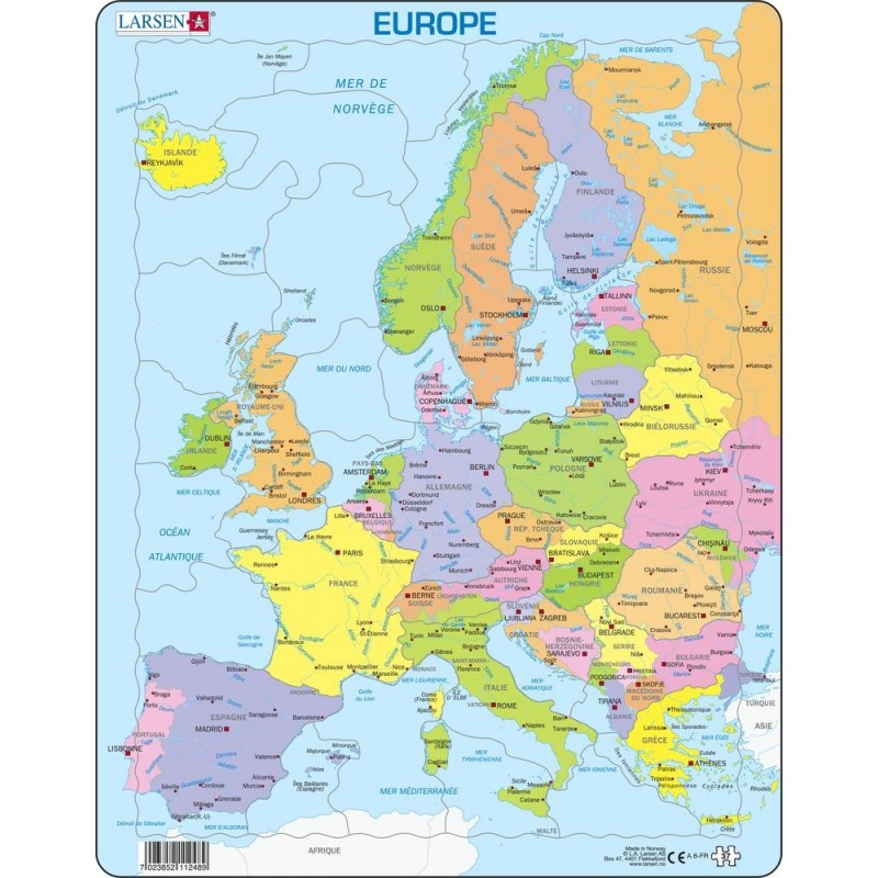 Carte Europe  Carte d'Europe