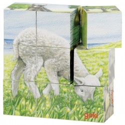 Puzzle "cubes" - Animaux de...