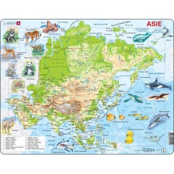 Carte de l'Asie avec...