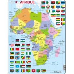 Carte des pays d'Afrique -...