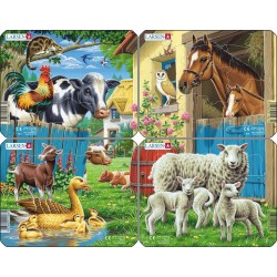 Pack 4 puzzles Larsen -...