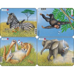 Pack 4 puzzles Larsen -...