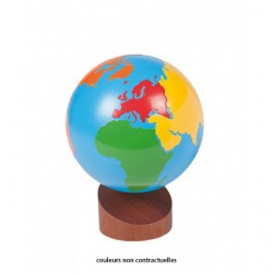 Globe des Continents : Coloré